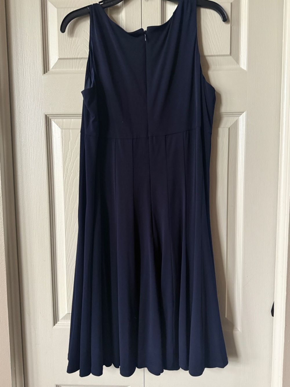 Jessica Howard Navy Sleeveless Fit-and-Flare Dress! - Picture 6 of 8